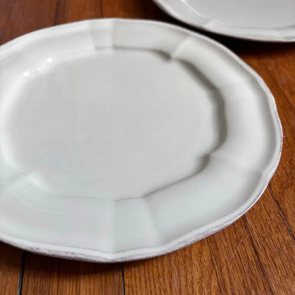 Set of 2 Toscano Cream Noble Excellence Dinner Plates